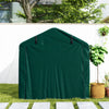 Outsunny Outdoor Shelter, Motorcycle Tent W/roll-up Door, Dark Green