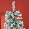 Homcom 7ft Artificial Snow Flocked Christmas Tree With 1083 Branch Tips|Homcom Arbre De Noel Floque De Neige Artificielle De 7 Pieds Avec 1083 Pointes De Branche