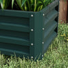 Outsunny Set Of 2 Raised Garden Bed, Steel Planters For Outdoor Plants, Elevated Planter Box, Easy-t|Outsunny Ensemble De 2 Lits De Jardin Sureleves, Jardinieres En Acier Pour Les Plantes, Jardiniere S