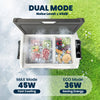 Outsunny 12 Volt Car Refrigerator, 42QT Car Fridge Freezer with App Control, 12/24V DC and 100-240V AC, -4℉-68℉, Electric Compressor Cooler with Wheels for RV Truck Camping Travel