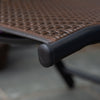 Outsunny Rattan Reclining Folding Chair, Wicker Portable Recliner, Brown