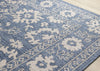 Cabana Blue White Elegant Border Outdoor Rug, 7'10" x 10'6" Outdoor Area Rug | Tapis d'exterieur Cabana bleu et blanc a bordure elegante, 7'10" x 10'6"