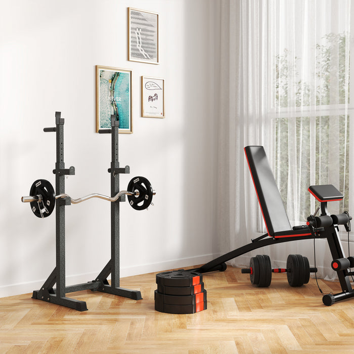 Soozier Set Of 4 1-inch Weight Plates With 3 Grips, 2 X 22lbs + 2 X 11lbs