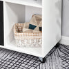 Homcom File Cabinet With 2 Lockable Drawers|Homcom Classeur Avec 2 Tiroirs Verrouillables