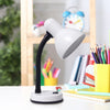 Remmer Gooseneck Desk Lamp, Snow, 14.25"H | Remmer Lampe de bureau a col de cygne, Blanc neige, 14,25 po H