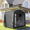 Outsunny Bike Storage Tent Shed with Carry Bag for 3-4 Bikes, Black
