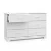 Storkcraft Brookside 6 Drawer Dresser - White