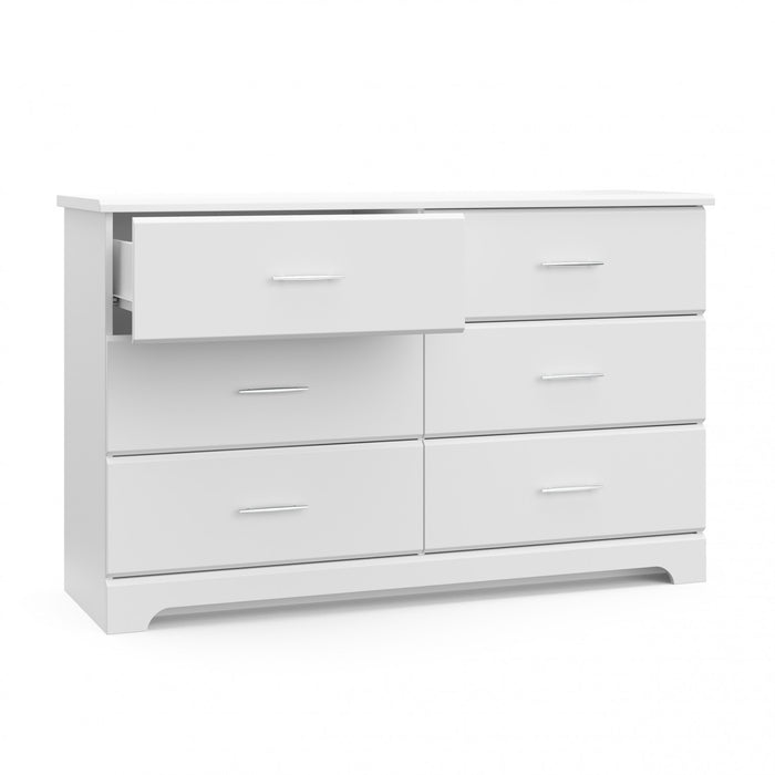 Storkcraft Brookside 6 Drawer Dresser - White