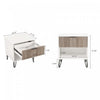 Dumbo Modern 2-Piece Dresser Set in Rustic Gray and White | Ensemble moderne Dumbo 2 pieces avec commode, gris rustique et blanc