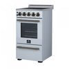 Forno Pallermo 20 Inch Electric Range in White, 2.05 cu.ft. - FFSEL6051-20WHT | Cuisiniere electrique Pallermo de 20 po, blanche, capacite totale de 2,05 pi³ - FFSEL6051-20WHT