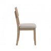 Jorissen Grey Linen-Look Fabric Dining Chair - Set of 2|Chaise de salle à manger Jorissen en tissu d’apparence lin gris - ensemble de 2