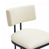Juno Contemporary Modern Metal Barstool in Ivory | Tabouret de bar moderne contemporain en metal Juno, ivoire