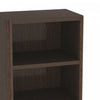 Rivington Modern 28" Open Bookcase in Dark Walnut | Bibliotheque ouverte moderne Rivington 28" en noyer fonce