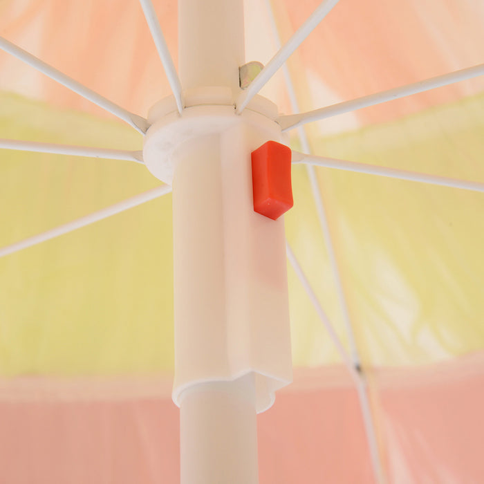 Outsunny 6ft Beach Umbrella Sun Shade