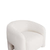 Sylvia Modern Glam Tweed Lounge Chair in Ivory - Set of 2 | Fauteuil lounge Sylvia en tweed moderne et glamour ivoire - Lot de 2