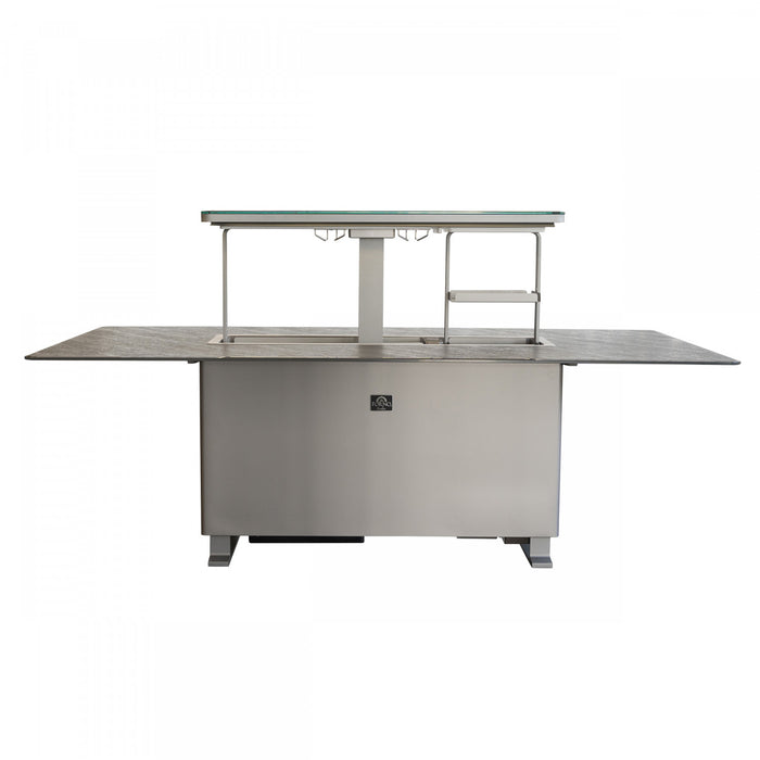 Forno Cinetico Smart Dining Table, Sandstone Black, 5.3 cu.ft fridge and freezer-FDTFR7044-86BLK Refrigerator