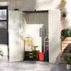 Outsunny 368 Gallon Storage Cabinet With Openable Top And Lockable Doors
