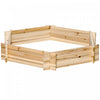 Outsunny 39'' X 36'' Screwless Raised Garden Bed, Hexagon Planter Box, Easy Diy Herb Garden For Vege|Outsunny 39'' X 36'' - Jardiniere Surelevee Sans Vis, Boite A Plantes Hexagonale, Facile A Bricoler
