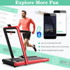 Superfit 4.75hp 2 In 1 Folding Treadmill W/remote App Control
