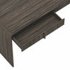 Novara Contemporary 60" Writing Desk in Jacobean Walnut (2-Drawer) | Bureau d’ecriture contemporain Novara 60" en noyer Jacobean (2 tiroirs)