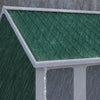 Outsunny 12' x 5.5' Metal Garden Storage Shed with Lockable Door Green