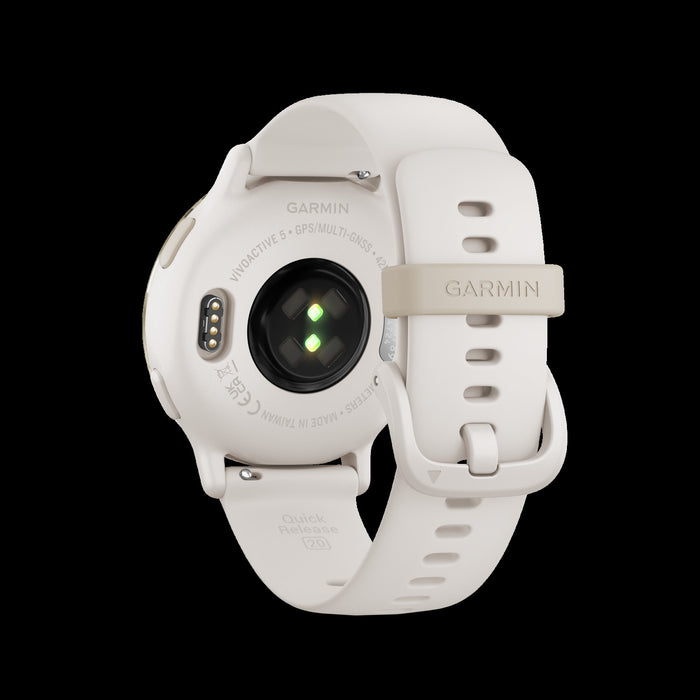 Garmin Vivoactive® 5 Smartwatch - Advanced Health & Fitness Tracking Features - Ivory And Cream Gold