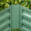 Outsunny 39" X 39" X 12" Set Of 2 Raised Garden Bed, Elevated Planter Box With Galvanized Steel Fram|Outsunny 39 '' X 39 '' X 12 '' Ensemble De 2 Lits De Jardin Sureleves, Jardiniere Surelevee Avec Cad