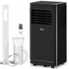 HOMCOM 8000 BTU Portable Air Conditioner for Room up to 344 Sq Ft, Black