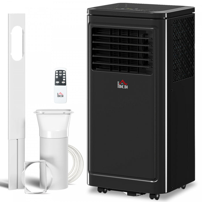HOMCOM 8000 BTU Portable Air Conditioner for Room up to 344 Sq Ft, Black