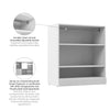 Bestar Versatile 36 W Small Closet Organizer - White|Petit organisateur de garde-robe Versatile de Bestar de 36 po (L) - blanc