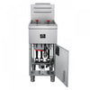 FORNO Commerciale Natural Gas Deep Fryer, 3 Burners 90,000 BTU, 40 lbs Oil Capacity - FCMGF0048 | Friteuse au gaz naturel Commerciale, 3 bruleurs (90 000 BTU), capacite d'huile de 40 lb – FCMGF0048