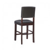 Monaco Faux Leather Counter-Height Stool - Espresso|Tabouret Monaco de hauteur comptoir en similicuir - espresso