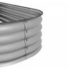 Outsunny 7.9' X 2' X 1' Galvanized Raised Garden Bed Kit, Metal Elevated Planter Box With Safety Edg|Outsunny Kit De Jardiniere Surelevee Galvanisee De 7.9' X 2' X 1'', Jardiniere Surelevee En Metal Av