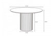 Aspen and Hathaway Modern Industry Chic 5-Piece Dining Set in Gold Dust and Natural | Ensemble de salle a manger chic industriel moderne Aspen et Hathaway, 5 pieces, finition Poussiere d’or et Naturel