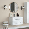 Joinery 28 Inch Framed Round Mirror In Gold | Joinery Miroir Rond Encadre de 28 Pouces Dore