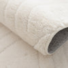 Velvet Crescent Cream Washable Shag Area Rug 5'x7' Indoor Area Rug | Tapis A Poils Longs Lavable En Velours Creme Crescent 5'x7'