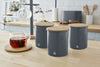 Salton Swan Nordic Grey Cannisters - Set of 3|Boîtes grises Swan de style nordique - ensemble de 3