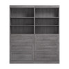 Bestar Pur 72 W Closet Organizer with Drawers - Bark Grey|Organisateur de garde-robe Pur de Bestar de 72 po (L) avec tiroirs - gris écorce