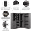 Bestar Pur 83 W Walk-In Closet Organizer - Bark Grey|Organisateur de pièce-penderie Pur de Bestar de 83 po (L) - gris écorce