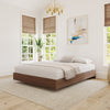 Platform Bed Frame, King|Walnut King Bed | Lit plateforme King, Noyer