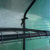 Outsunny 8' X 6' X 7' Portable Walk-in Greenhouse Hot House With 18 Shelves, Water/uv Resistant Weat|Outsunny 8' X 6' X 7' Serre Portative A Eau/uv Avec 18 Etageres, Couverture Et Porte Roulante.