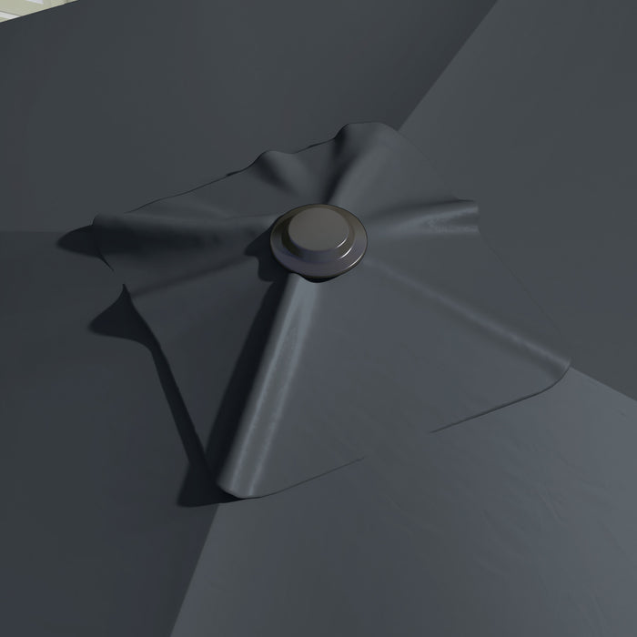 Outsunny 10' Square Cantilever Umbrella
