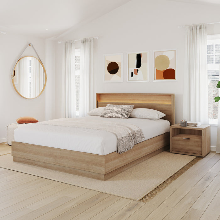 1-Drawer Modern Nightstand