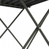 Outsunny Folding Camping Table, Portable Picnic Table With Carry Bag, Black
