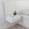 Milano Floating Nightstand Extension Panel Set of 2 | Panneau d'extension et table de nuit Milano