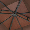 Outsunny 10'x10' Garden Gazebo Patio Canopy Portable Party Event Backyard W/ Mosquito Netting Coffee|Abri De Jardin Outsunny 10'x10' Auvent De Terrasse Fete Portative Cour Arriere De L'evenement Avec M