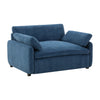 Olivia Oversized Accent Chair with Pillows,Blue | Fauteuil d’appoint surdimensionne Olivia avec coussins, bleu