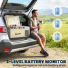 Outsunny 12 Volt Car Refrigerator, 17QT Car Fridge Electric Cooler, 12/24V DC and 100-240V AC, -4℉-50℉, Portable Refrigerator for Truck SUV Travel Camping Road Trips Tailgating
