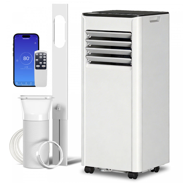 HOMCOM 8000 BTU Portable Air Conditioner, AC Unit with Dehumidifier & Fan