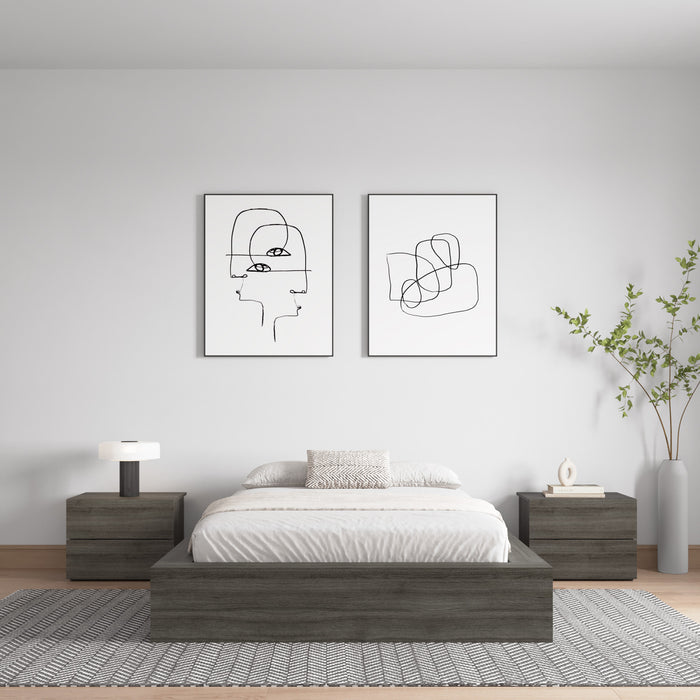 James Platform Bed Full Bed